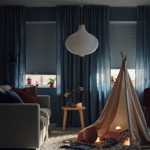 TREDANSEN, block-out cellular blind/smart wireless/battery-operated, 80x195 cm, 505.140.21