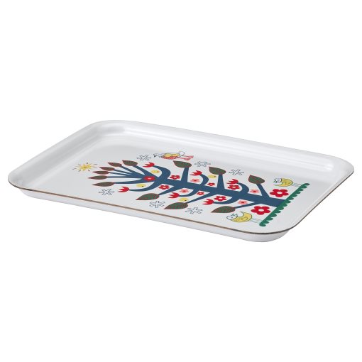 VINTERFINT, tray/tree pattern, 20x28 cm, 505.296.83