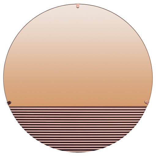 SKOGSGRÄNSEN, decorative mirror, 50 cm, 505.380.79