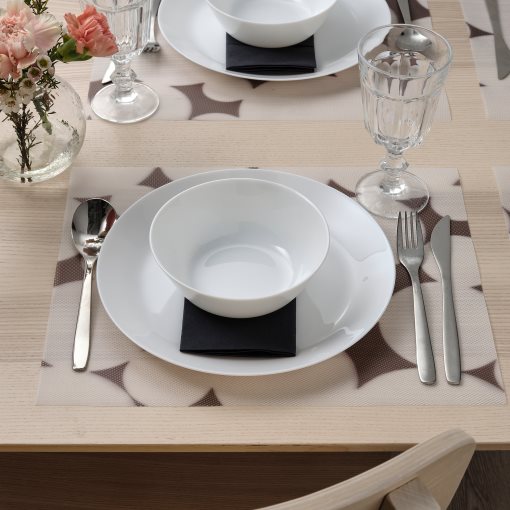 VÅRKLYNNE, place mat patterned, 36x29 cm, 505.608.57