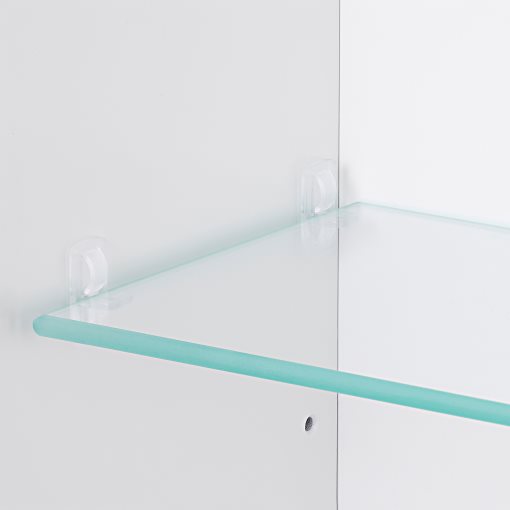 TREASJON, mirror cabinet with 2 doors/built-in lighting, 80x17x75 cm, 505.739.06
