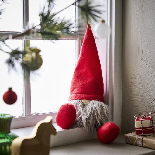 VINTERFINT, decoration Santa Claus sitting, 31 cm, 505.784.90