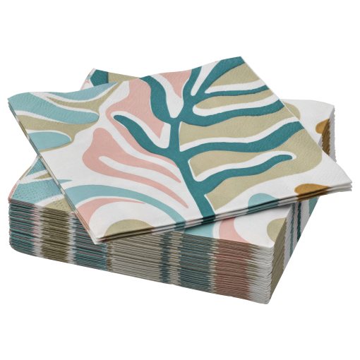 SLÖJSTJÄRT, paper napkin 24x24 cm/30 pack, 80g, 505.936.26