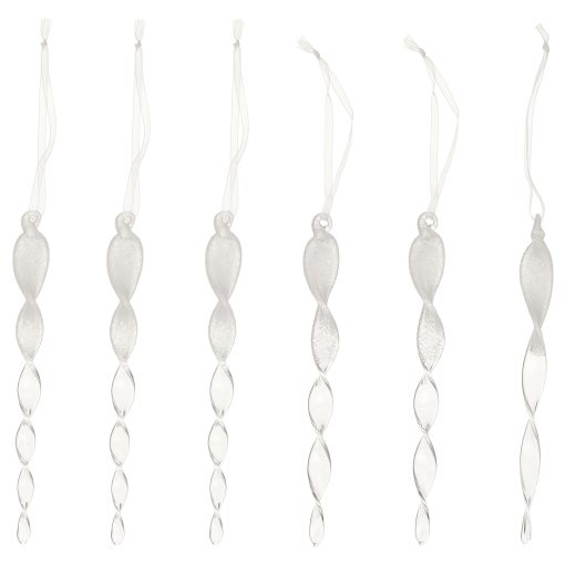 VINTERFINT, tree ornament set of 6, 16 cm, 506.046.39
