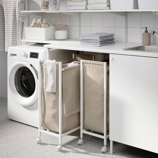 ENHET, laundry bag with castors, 80 l, 506.139.07