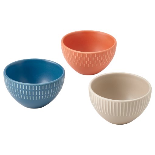 KEJSERLIG, bowl/3 pack, 10 cm, 506.212.19