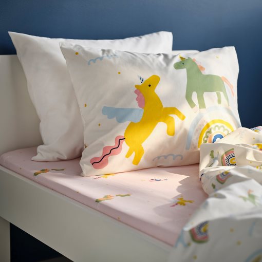 BARNDRÖM, fitted sheet, 90x200 cm, 506.227.23