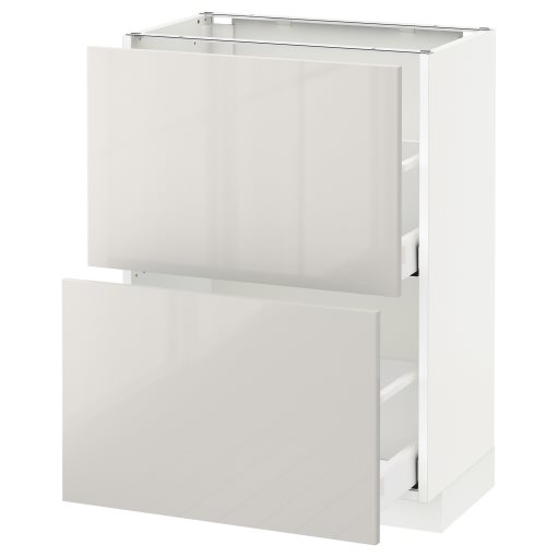 METOD/MAXIMERA, base cabinet with 2 drawers, 591.686.48