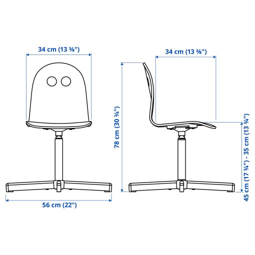VALFRED/SIBBEN, παιδική καρέκλα γραφείου, 593.377.88