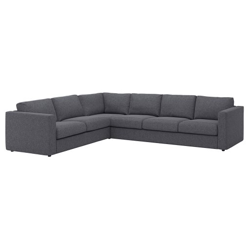 VIMLE, corner sofa, 5-seat, 593.995.78