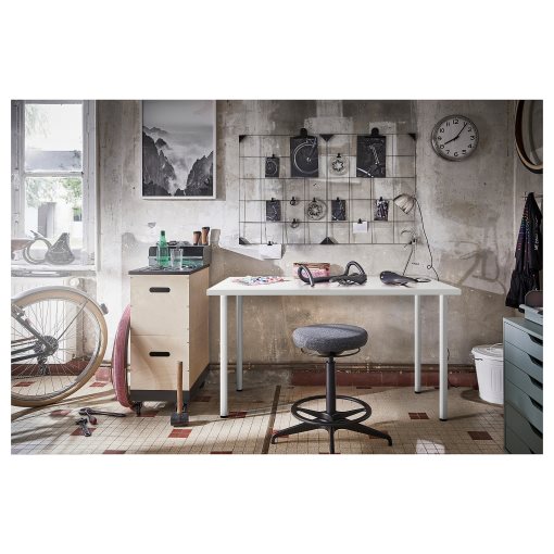 LAGKAPTEN/ADILS, desk, 140x60 cm, 594.171.53