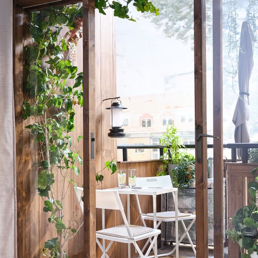 FEJAN, table and 2 folding chairs, outdoor, 594.349.49