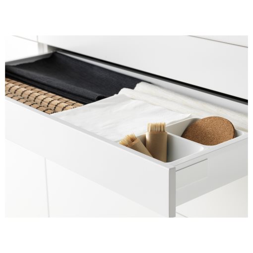 METOD, wall cabinet with 2 doors/2 drawers, 80x100 cm, 594.680.05