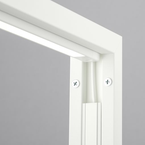 MITTZON, frame with castors/display shelf/cable box, 85x205 cm, 595.146.77