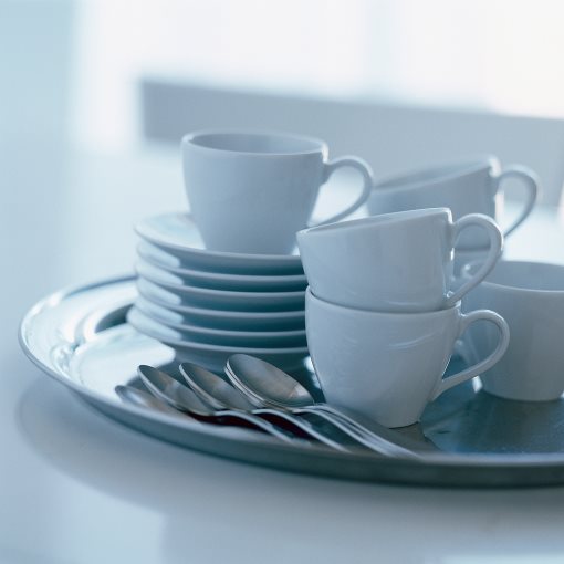 VÄRDERA, coffee cup and saucer, 602.774.63