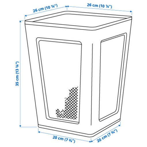 DRÖNJÖNS, wastepaper basket, 604.601.07