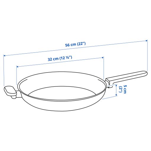 MIDDAGSMAT, frying pan/non-stick coating, 32 cm, 604.636.86