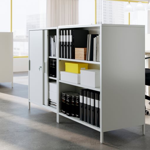 TROTTEN, cabinet with sliding doors, 80x110 cm, 604.747.60