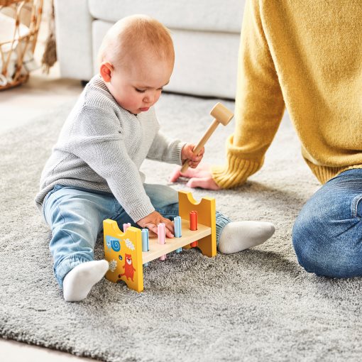 UPPSTÅ, toy hammering block, 605.138.89