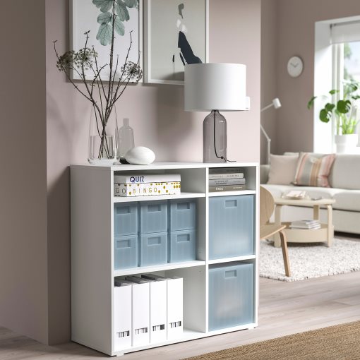 PANSARTAX, storage box with lid, 16.5x16.5x16.5 cm, 605.150.20