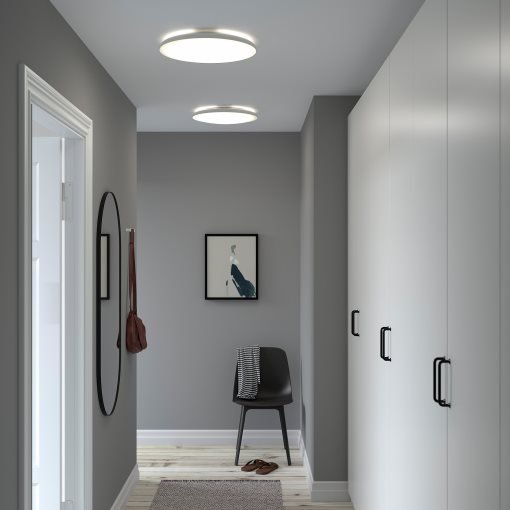 NYMÅNE, ceiling lamp with built-in LED light source, 45 cm, 605.260.47