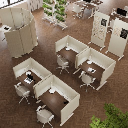 MITTZON, acoustic screen/floor standing, 90x157 cm, 605.282.06