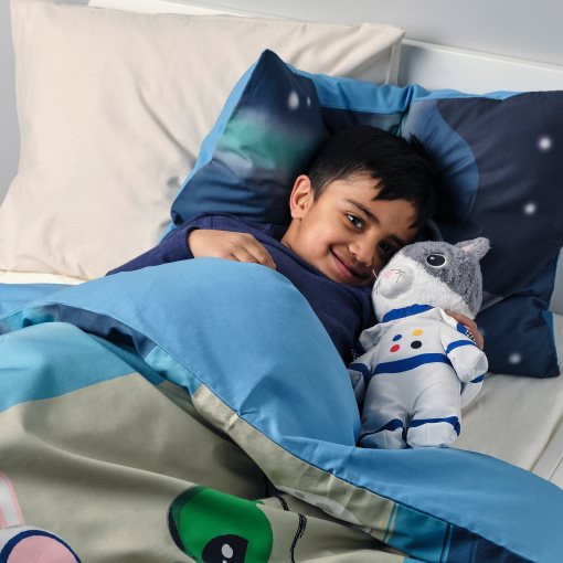 AFTONSPARV, soft toy cat with astronaut suit, 28 cm, 605.515.36