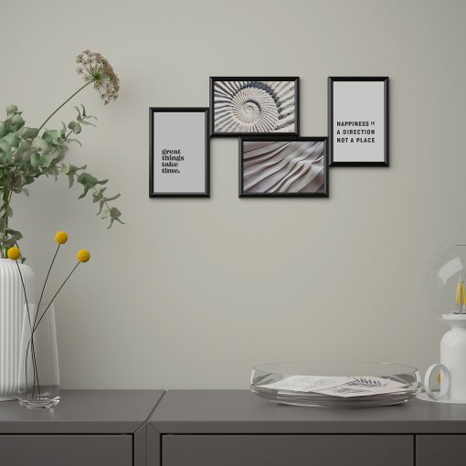 YLLEVAD, art card 4 pack/great things take time, 10x15 cm, 605.544.03