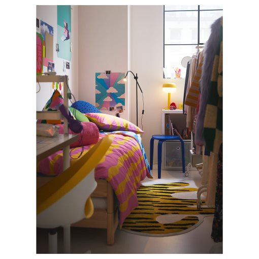 IDROTTSHALL, rug/tiger, 110x125 cm, 605.561.76