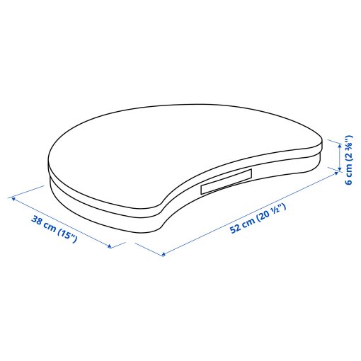 ÖJULF, laptop support, 52x38 cm, 605.563.22