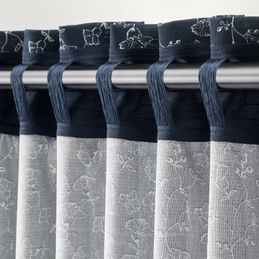 TRYSTÄVMAL, curtains 1 pair, 145x300 cm, 605.565.05