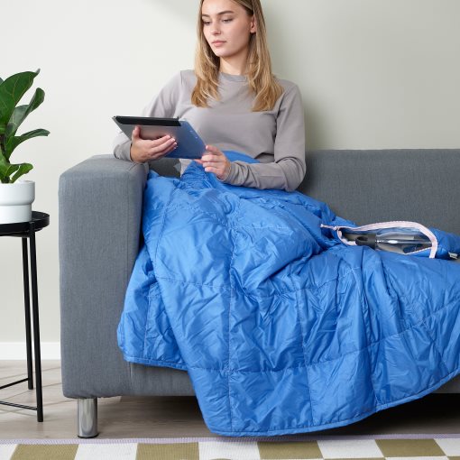 HYBRIDLÄRK, blanket/bag, 130x190/40x40 cm, 605.662.55