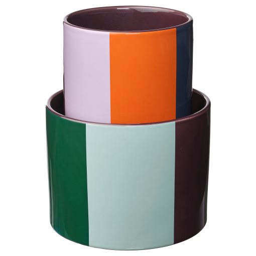 TESAMMANS, vase/plant pot set of 2, 605.689.52