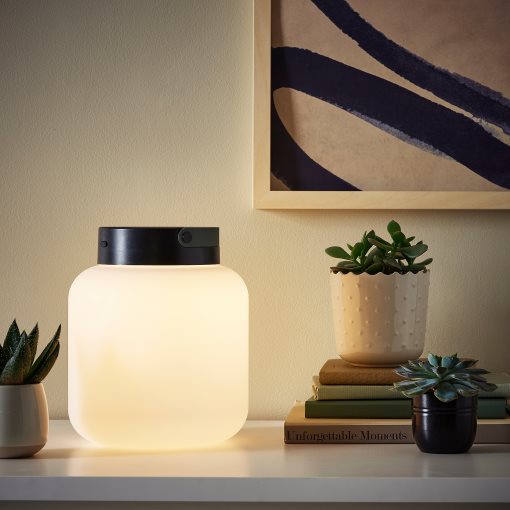 LANSPORT, portable lamp with built-in LED light source/battery-operated, 22 cm, 605.759.19