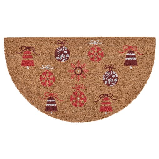 VINTERFINT, door mat/half-moon christmas motifs, 50x90 cm, 605.815.76