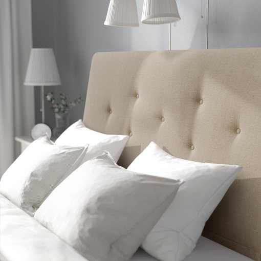 IDANÄS, upholstered bed frame, 140x200 cm, 605.880.64