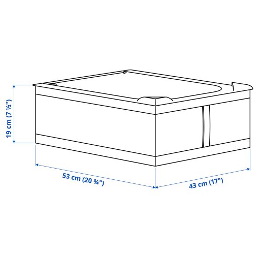 SKUBB, θήκη αποθήκευσης, 43x53x19 cm, 605.910.52