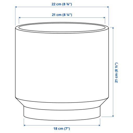 HONUNGSPALM, plant pot in/outdoor, 19 cm, 605.957.95