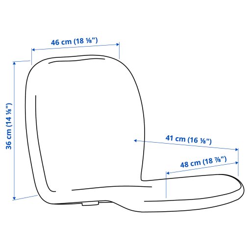 SKÅLSTA, seat shell, 606.117.62