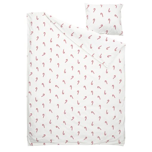 LÖVSÅNGARE, duvet cover and pillowcase, 150x200/50x60 cm, 606.122.43