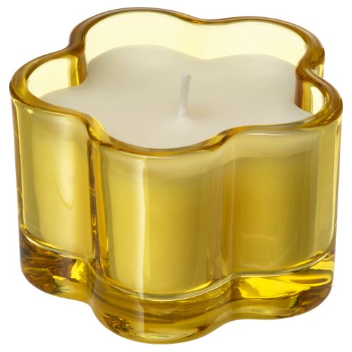 MORKULLA, scented candle in glass/Lilac , 22 hr, 606.195.98