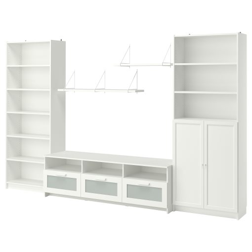 BILLY/BRIMNES, TV storage combination, 340x41x202 cm, 693.986.20