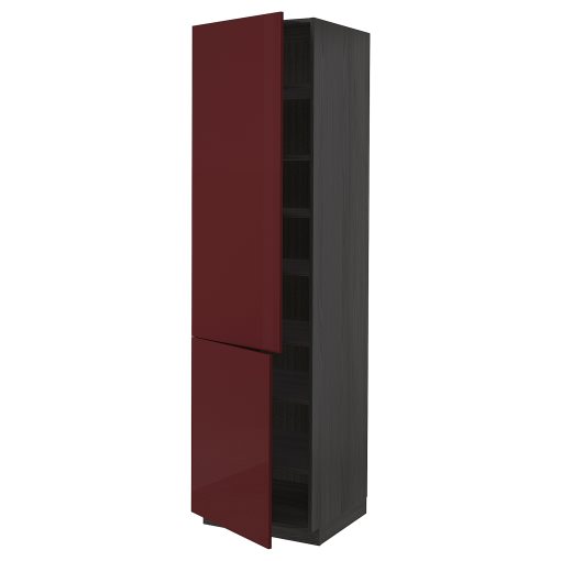 METOD, high cabinet with shelves, 60x60x200 cm, 694.558.37