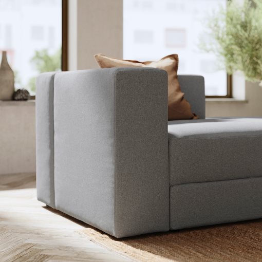 JÄTTEBO, chaise longue module with armrest, right, 694.945.94