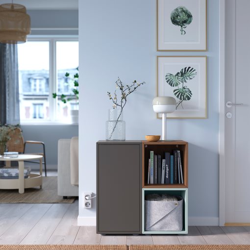 EKET, cabinet combination with feet, 70x35x72 cm, 695.217.38