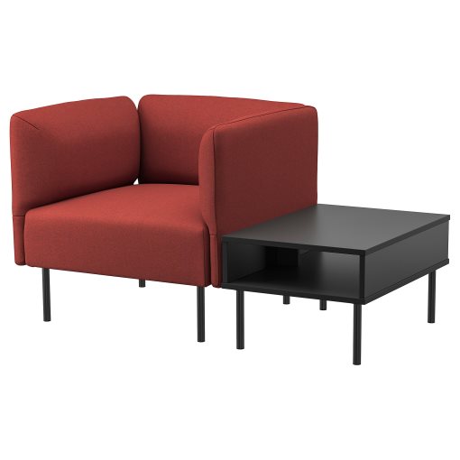 LILLEHEM, armchair with side table, 695.363.20