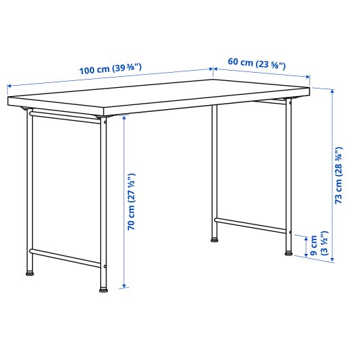 LINNMON/SPAND, desk, 100x60 cm, 695.638.65