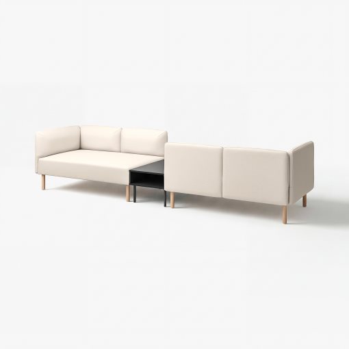 LILLEHEM, 4-seat modular sofa with side table, 695.697.54