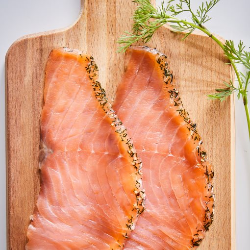SJÖRAPPORT, cured cold smoked salmon/ASC certified/frozen, 250 g, 703.603.34