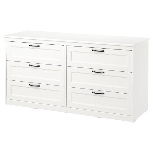 SONGESAND, chest of 6 drawers, 703.667.98